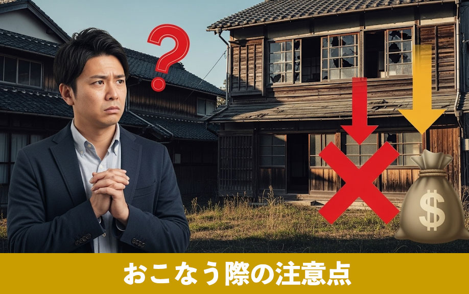 空き家を活用したビジネスをおこなう際の注意点