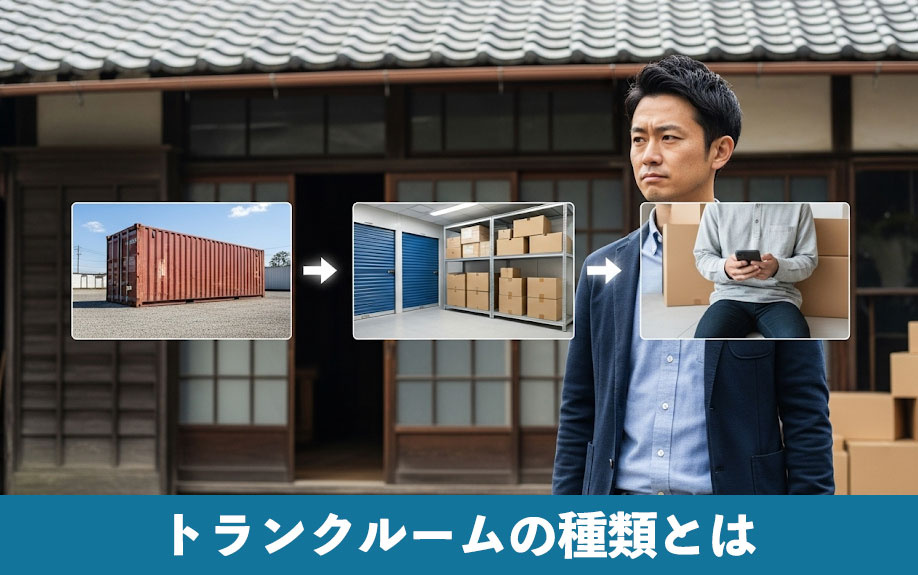 空き家をトランクルームとして活用！トランクルームの種類とは