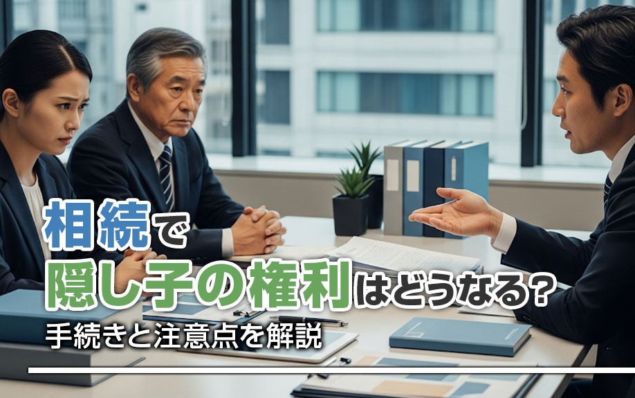 相続で隠し子の権利はどうなる？手続きと注意点を解説