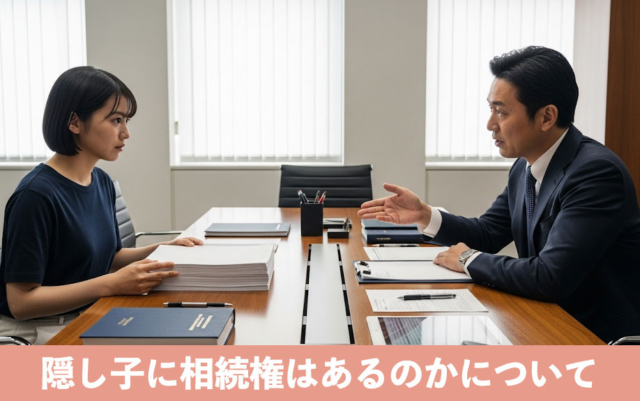 隠し子に相続権はあるのかについて