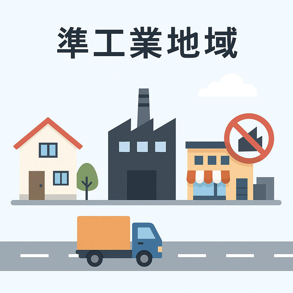  不動産 準工業地域とは？ 住宅と工業が共存する街のしくみの画像