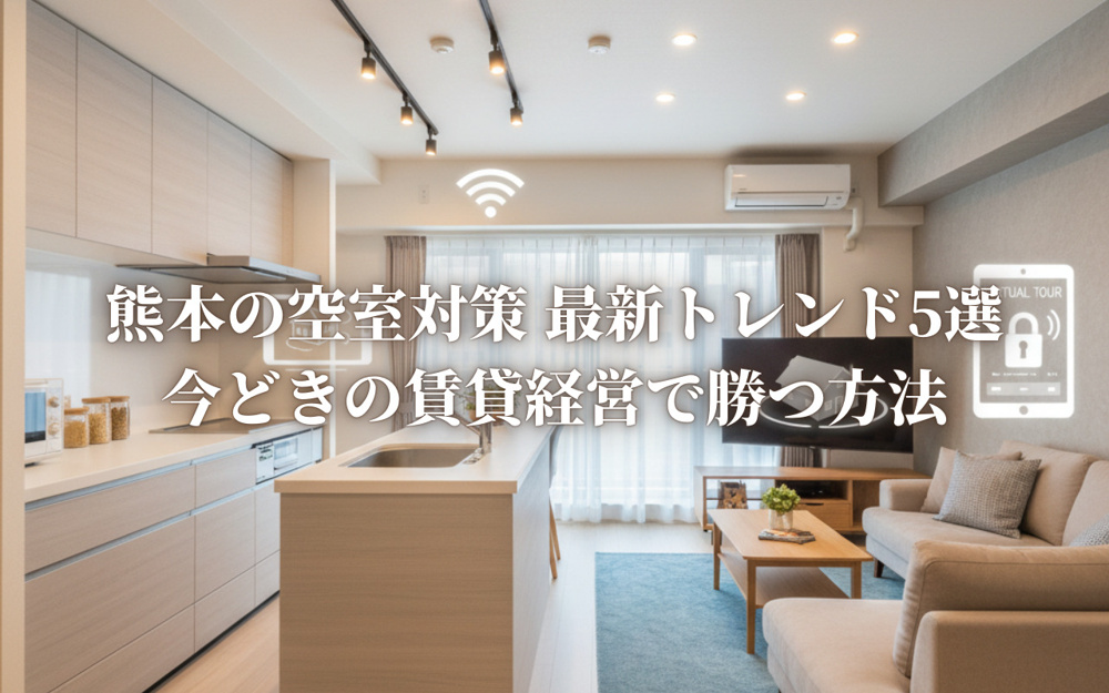 熊本の空室対策 最新トレンド5選｜今どきの賃貸経営で勝つ方法の画像