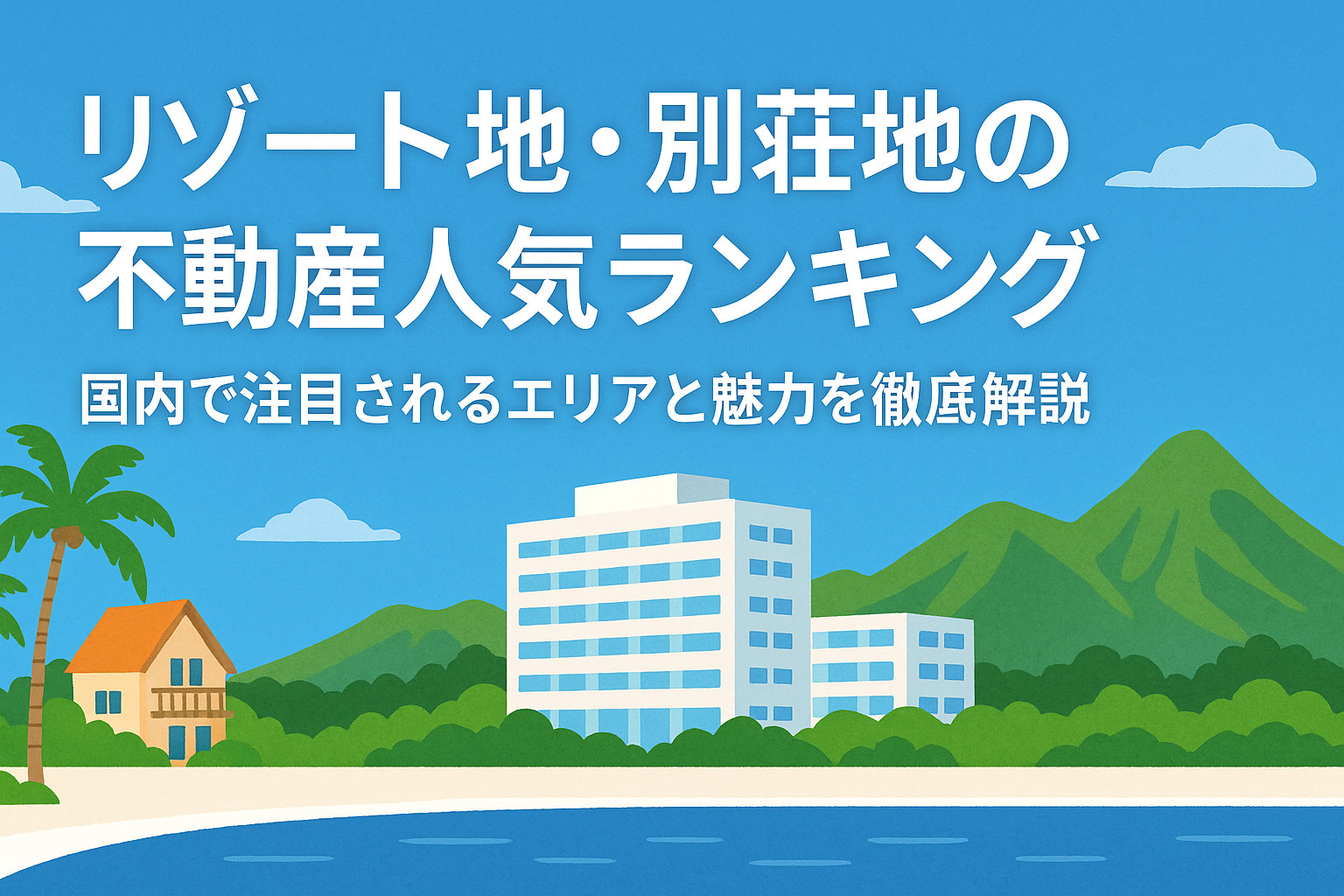 日本のリゾート地ランキングの画像