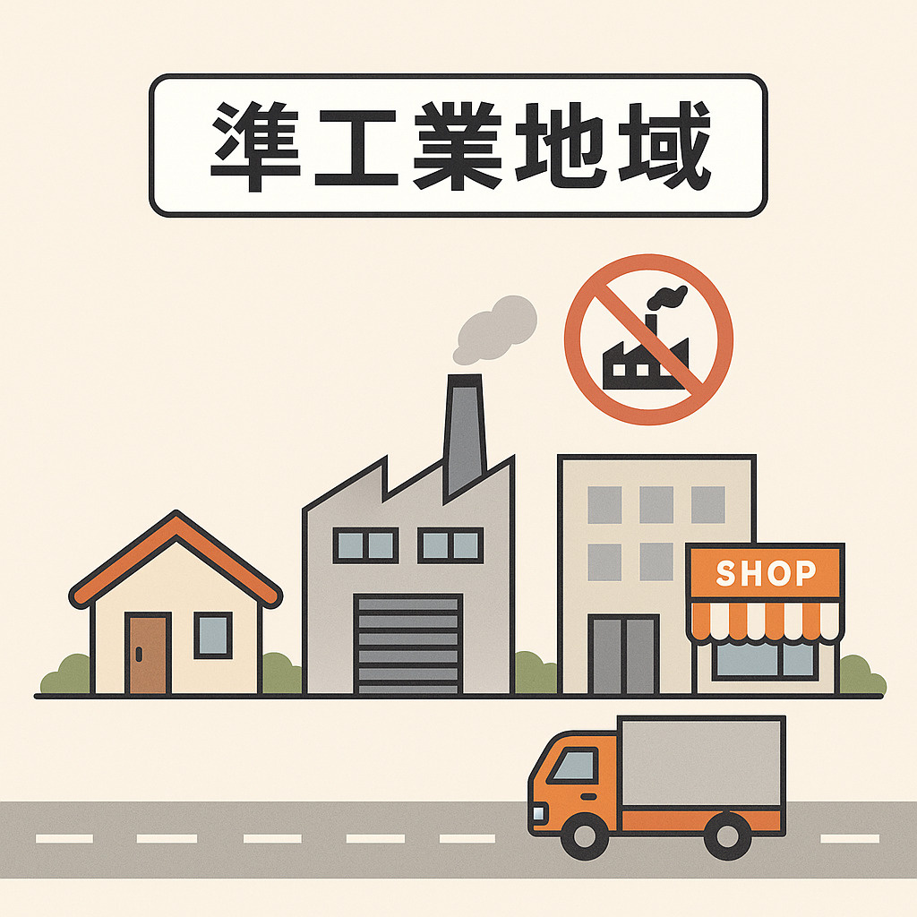  不動産 準工業地域とは？ 住宅と工業が共存する街づくりの画像