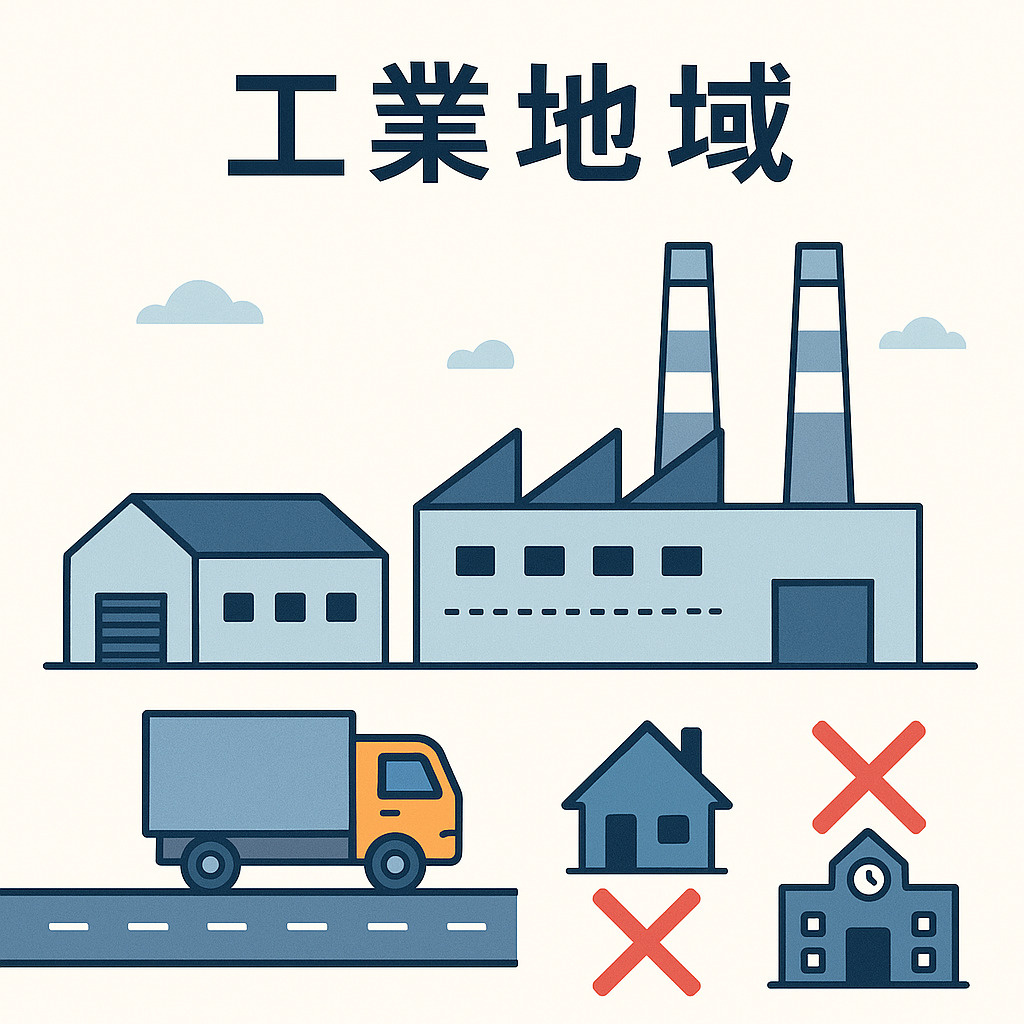  不動産 工業地域とは？ 生産活動を支えるエリアの特徴の画像