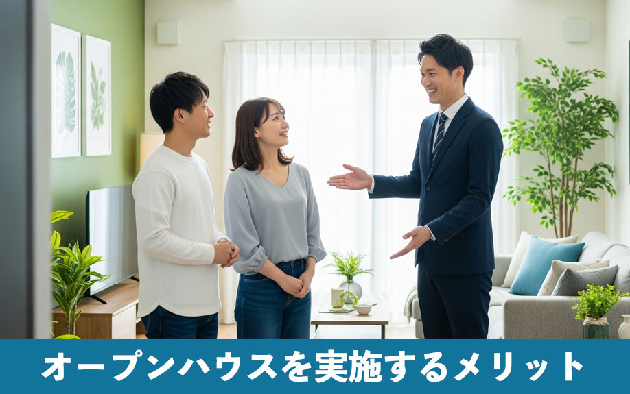 オープンハウスを実施するメリット