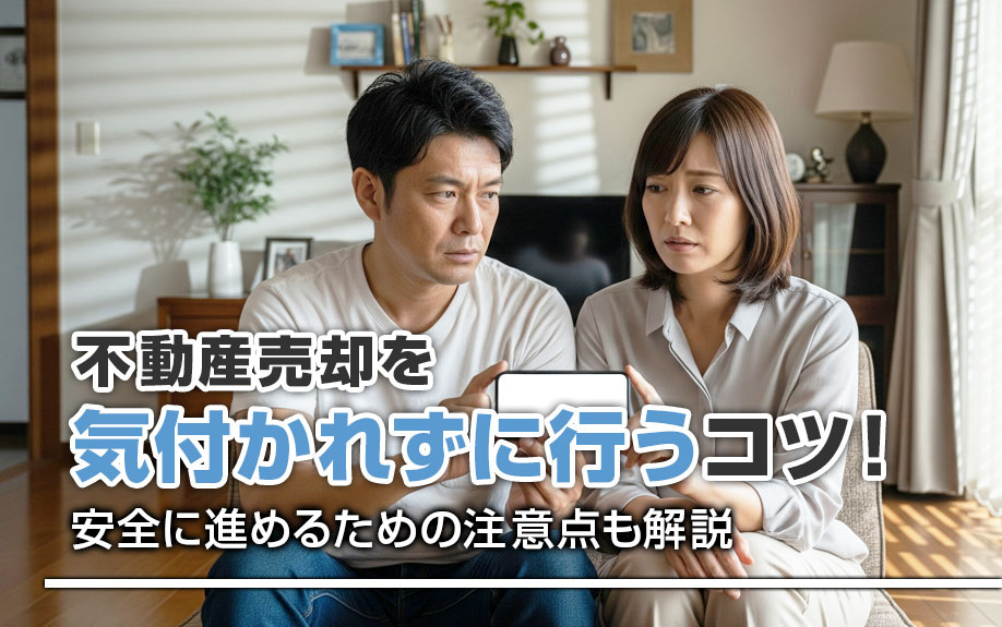 不動産売却を気付かれずに行うコツ！安全に進めるための注意点も解説の画像