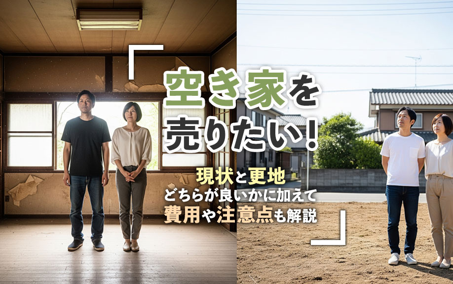 空き家を売りたい！現状と更地どちらが良いかに加えて費用や注意点も解説の画像