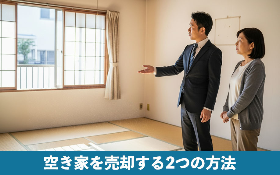 空き家を売却する2つの方法