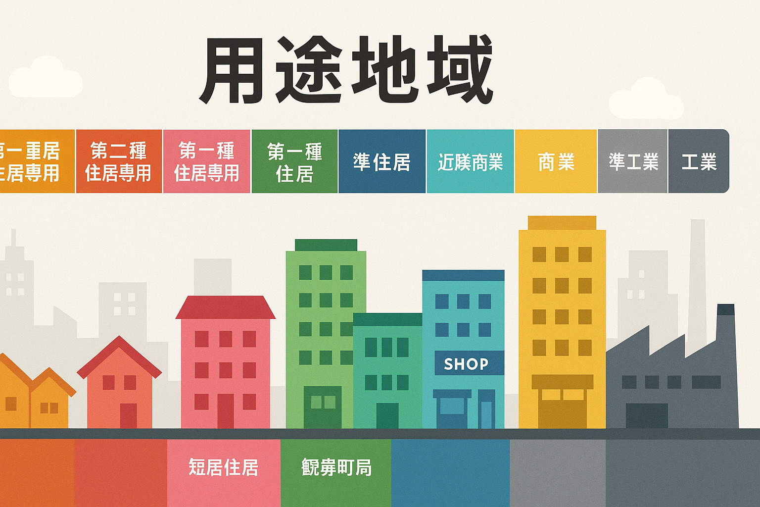 用途地域とは？の画像