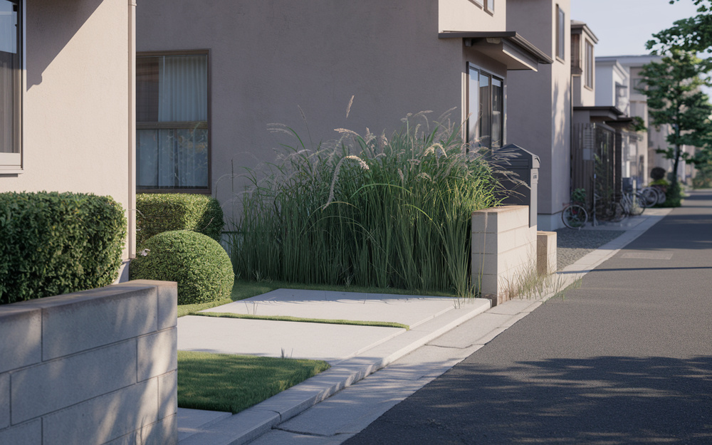 隣の家から草が伸びてきた時の対策は？の画像