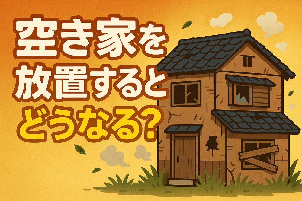 【徹底解説】空き家を放置するとどうなる？──危険性と損をしないための対策７選の画像