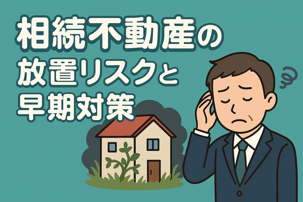 相続不動産の放置リスクと早期対策の画像