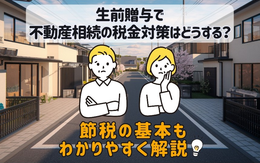 生前贈与で不動産相続の税金対策はどうする？節税の基本もわかりやすく解説の画像