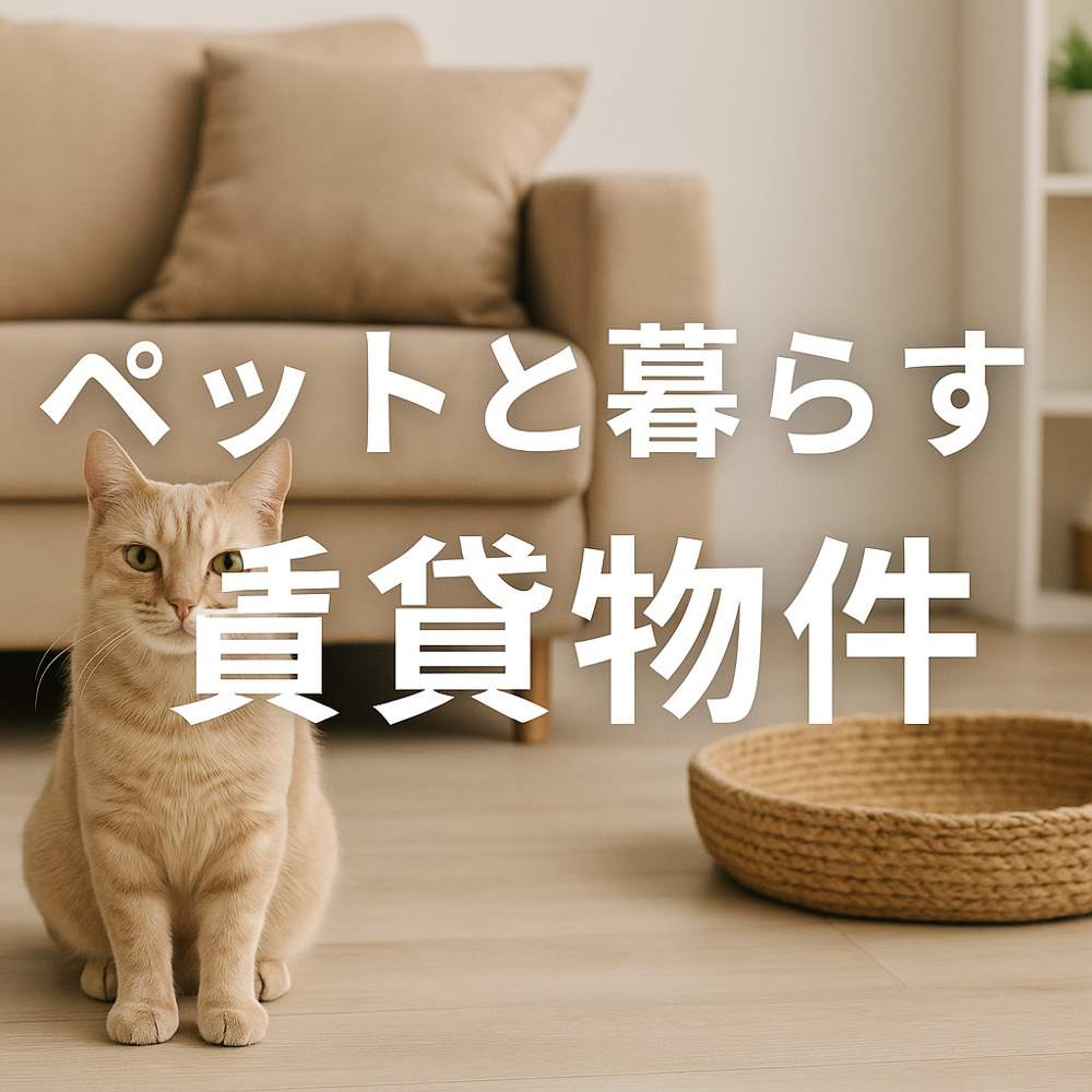 賃貸マンションでペットを飼う注意点の画像