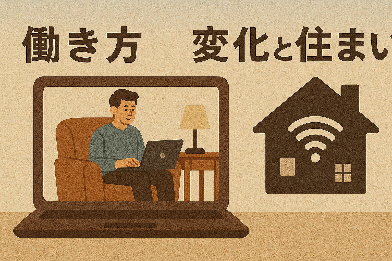 働き方の変化と住まい選びの画像