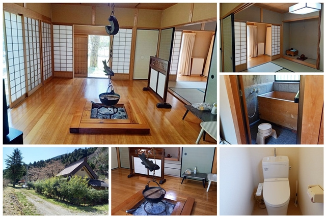 岐阜県関市板取り　中古別荘の室内写真