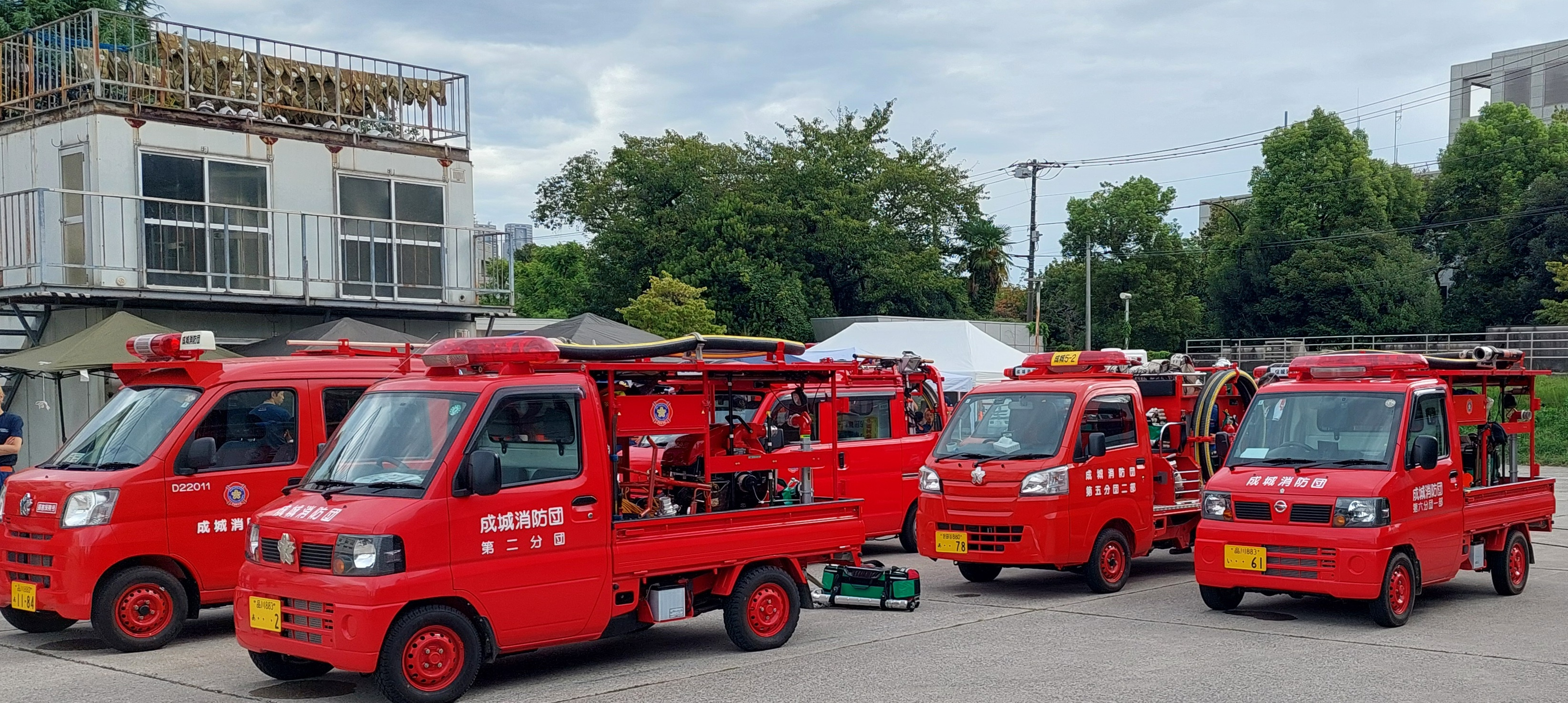 成城消防団点検に参加しました。の画像
