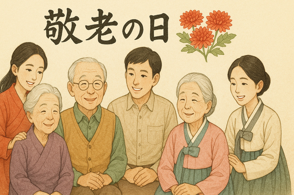 日本・中国・韓国で見る「敬老の日」各国の高齢者を敬う文化の画像