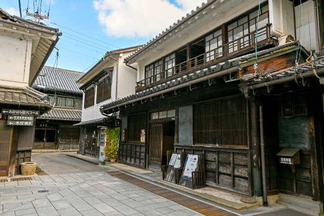 伝統的建造物群保存地区に指定された地域の例