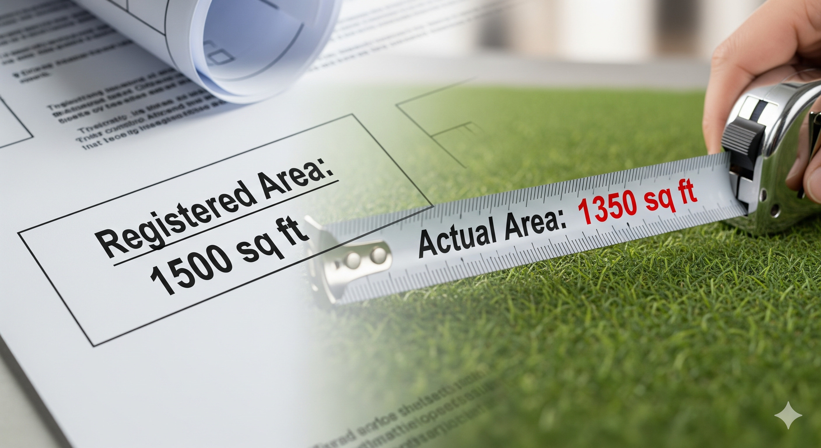 登記簿に記載の面積より、建築時の面積が減っている！！そんなことってあるの？の画像