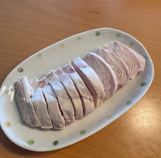 低温調理の鶏ハム！の画像