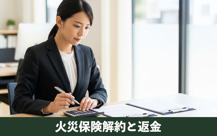 不動産売却の火災保険解約と返金