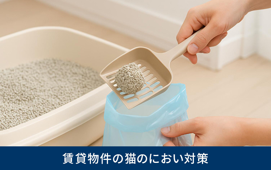 賃貸物件の猫のにおい対策