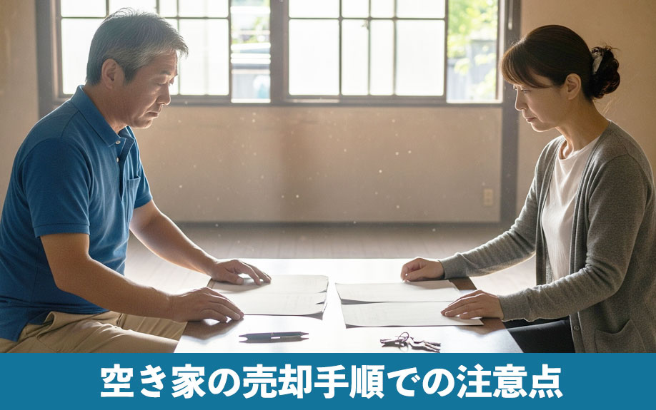空き家の売却手順での注意点