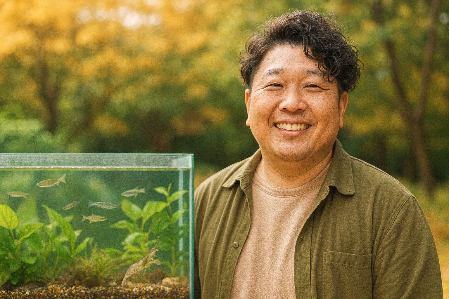 初めての水槽生活・晩夏を越えての画像