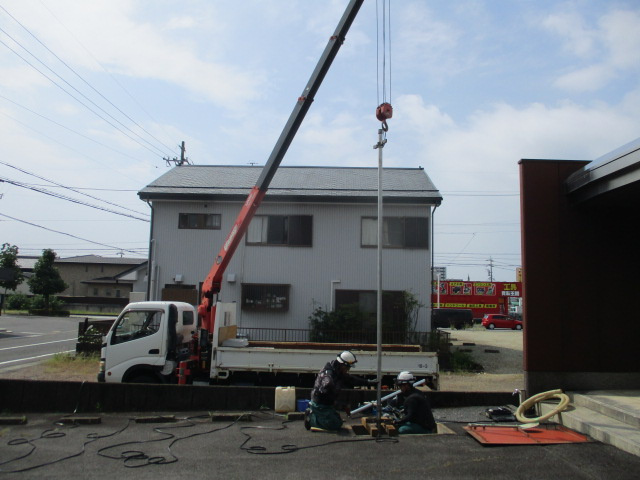 【施工事例】倉庫の井戸ポンプ交換工事に立ち会いました|岐阜市の不動産管理会社よりの画像