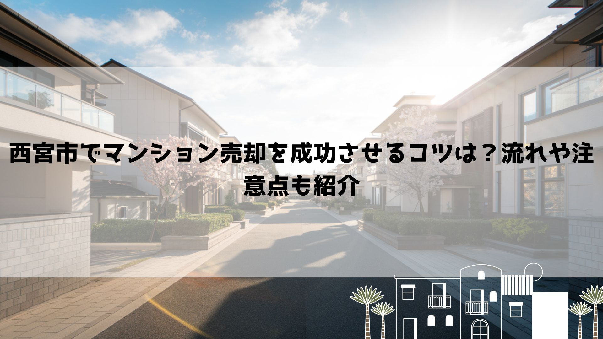 西宮市でマンション売却を成功させるコツは？流れや注意点も紹介の画像