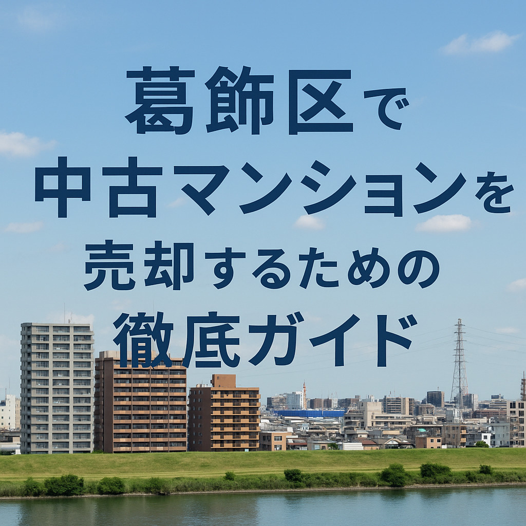 【完全版】葛飾区で中古マンションを売却するための徹底ガイド  〜相場・査定・税金・高く売るコツまで〜の画像