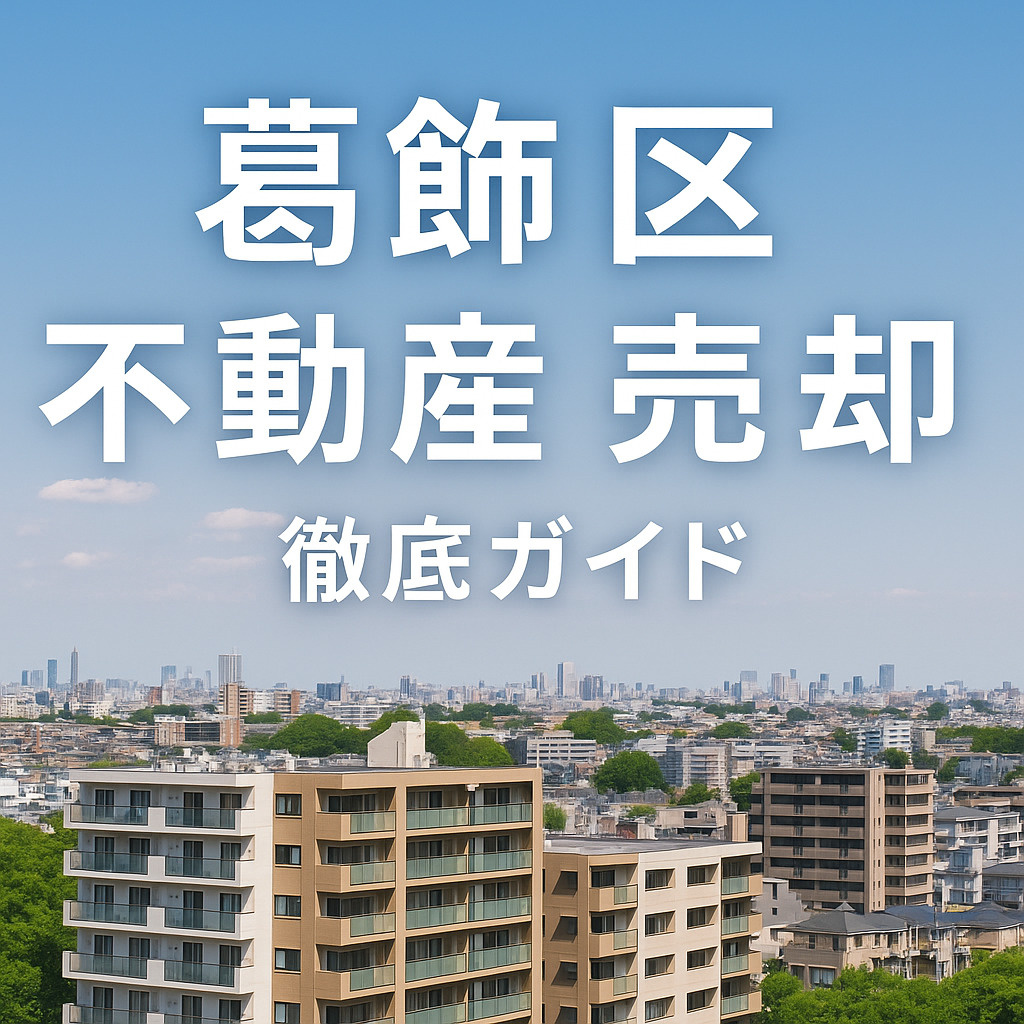 【完全版】葛飾区で不動産を売却するための徹底ガイド 〜相場・売却の流れ・高く売るコツ・税金まで〜の画像
