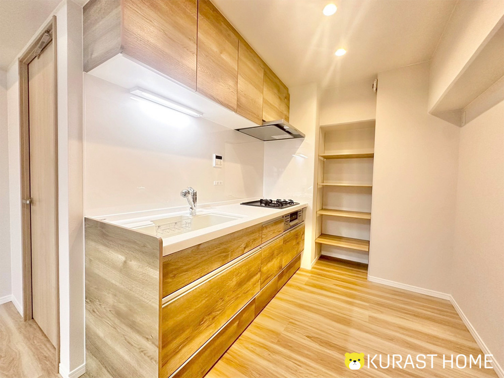 デッドスペースの無い間取りが魅力的な、ペットと暮らせるリノベマンション―パークテラス桂川　3階―の画像