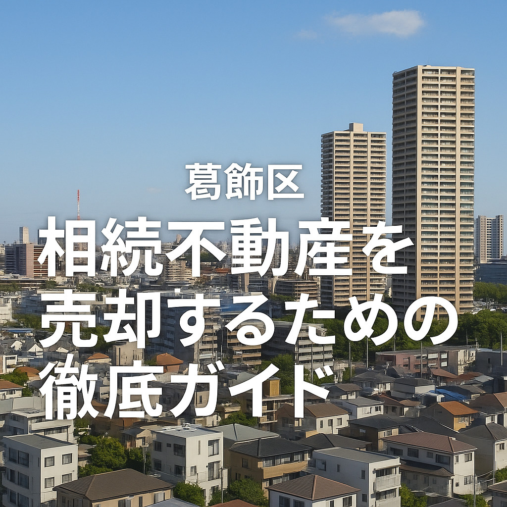 【葛飾区版】相続不動産を売却するための徹底ガイド 〜相場・流れ・税金・注意点・事例紹介〜の画像