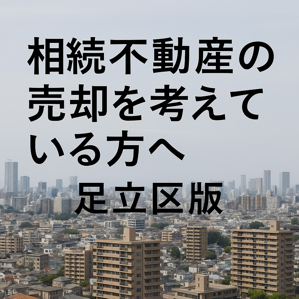 【足立区版】相続不動産を売却するための徹底ガイド 〜相場・流れ・税金・注意点・事例紹介〜の画像