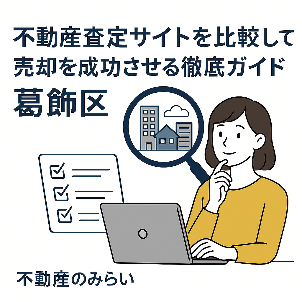 【葛飾区版】不動産査定サイトを比較して売却を成功させる徹底ガイド 〜一括査定のメリット・デメリットと地域密着型の強み〜の画像