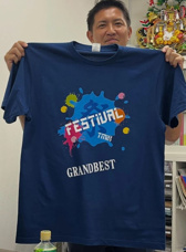 お祭りシャツ完成の画像