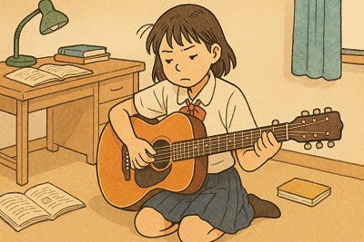 ９月２２日：受験生の娘とギターと私の複雑な気持ちの画像