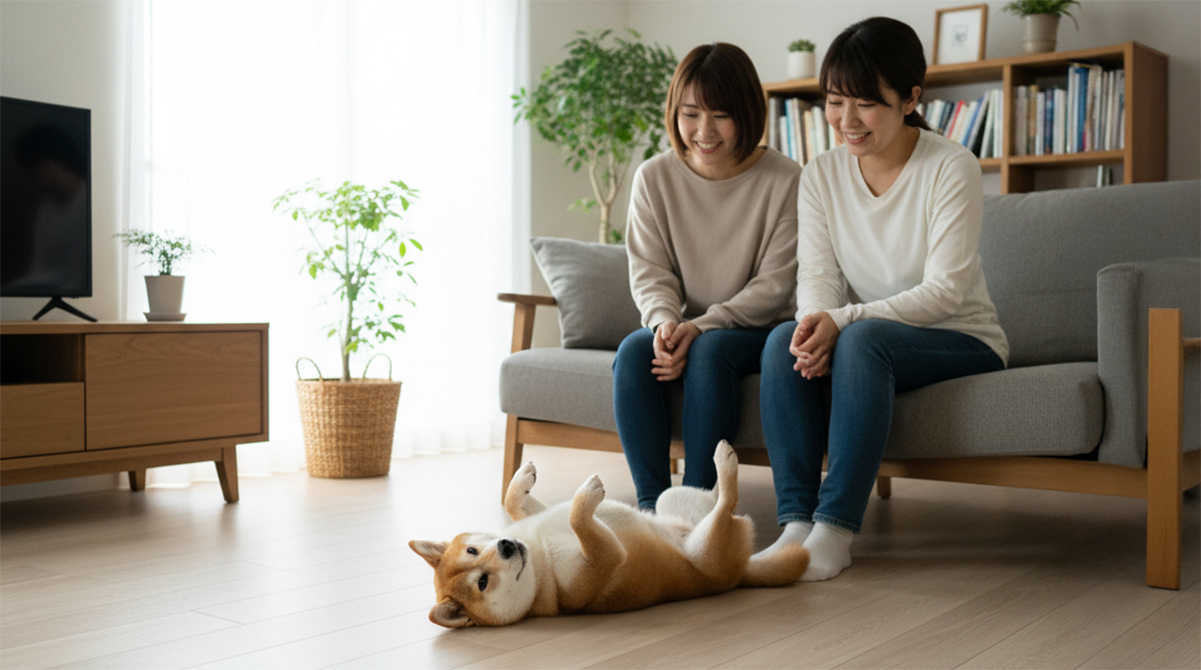 愛犬のためにリフォームされたリビング