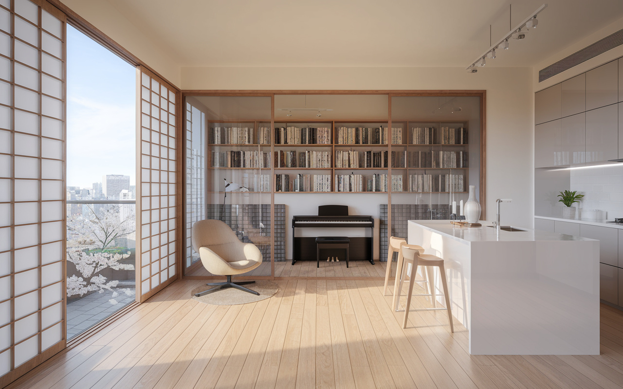 東京都中央区の不動産で趣味部屋を叶える方法は？アイランドキッチンや防音室書斎も賃貸で実現の画像