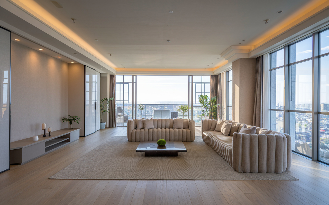 東京都中央区でリビング広い賃貸を探すコツは？不動産選びで開放感や広々空間を重視するファミリー向けの画像