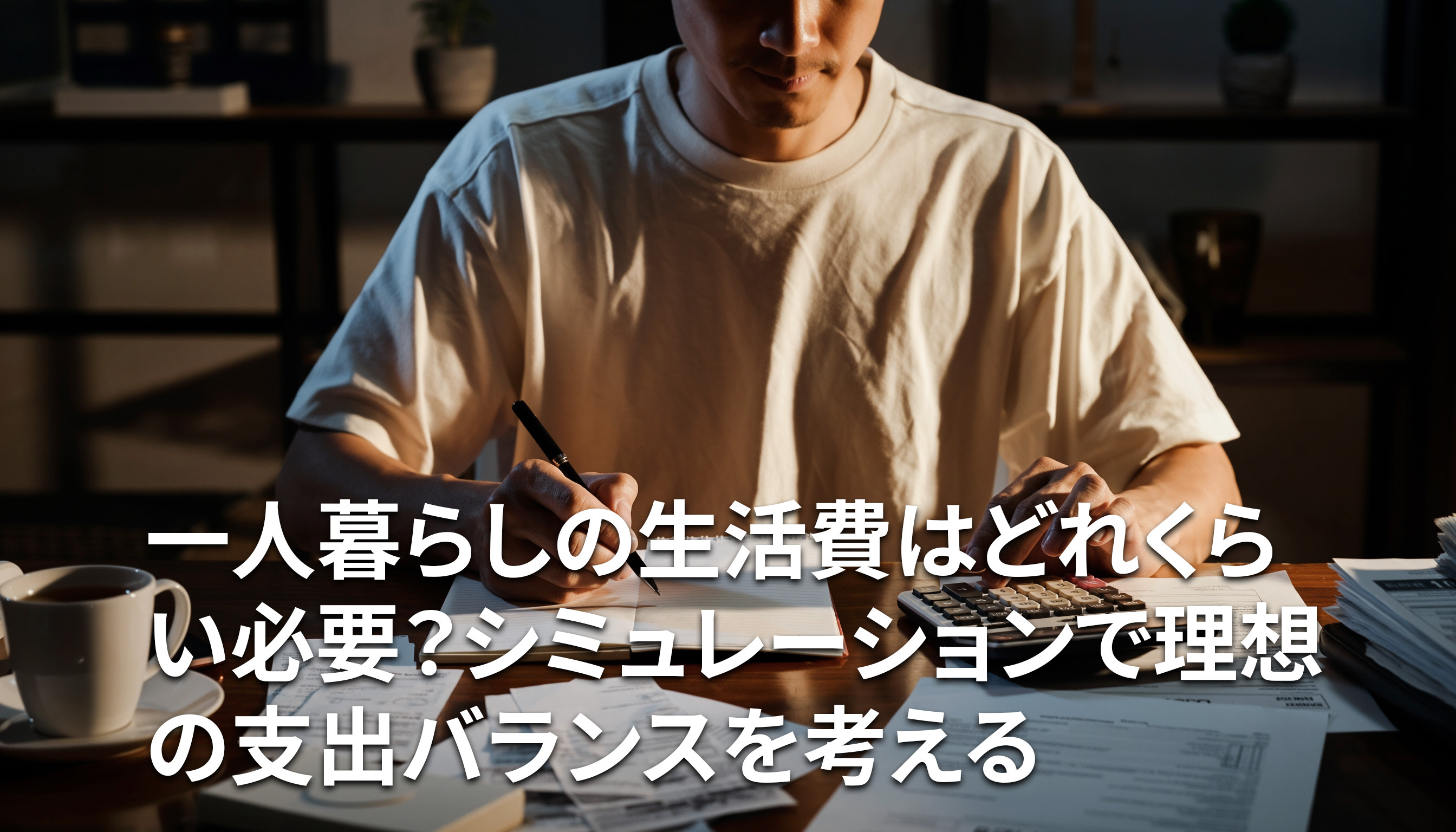一人暮らしの生活費はどれくらい必要？シミュレーションで理想の支出バランスを考えるの画像
