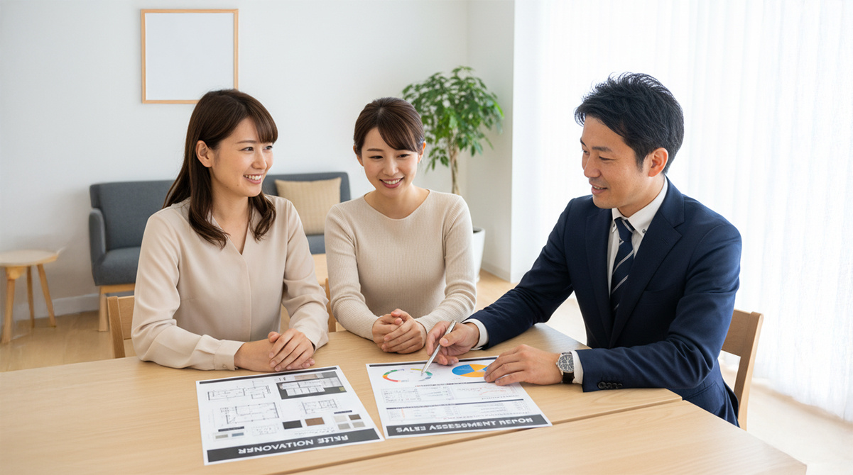 リフォームと売却の両方を相談できる不動産会社