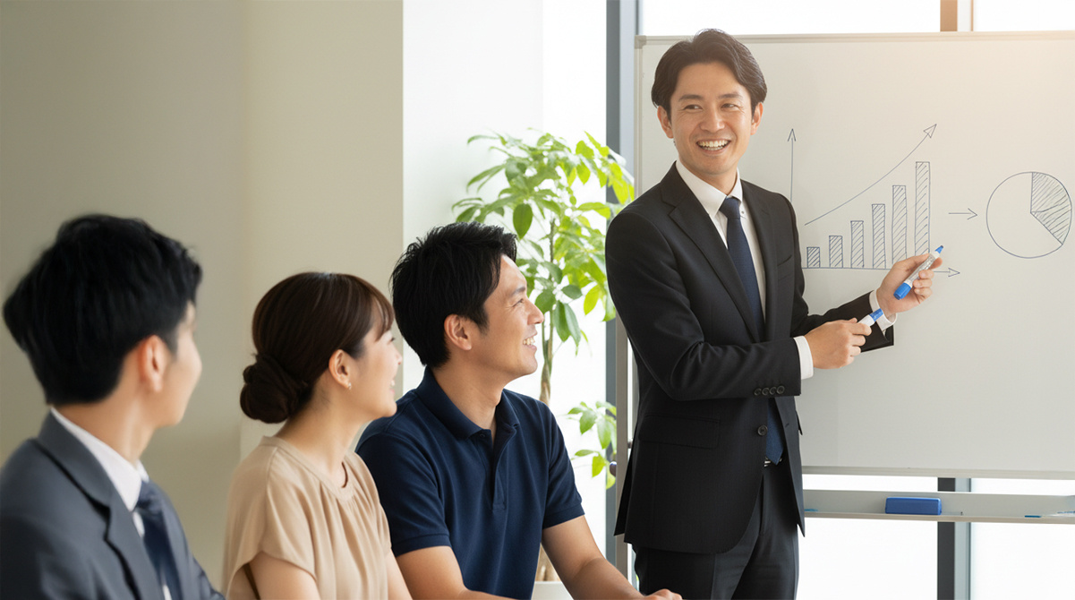 税金の節税対策について説明を受ける夫婦