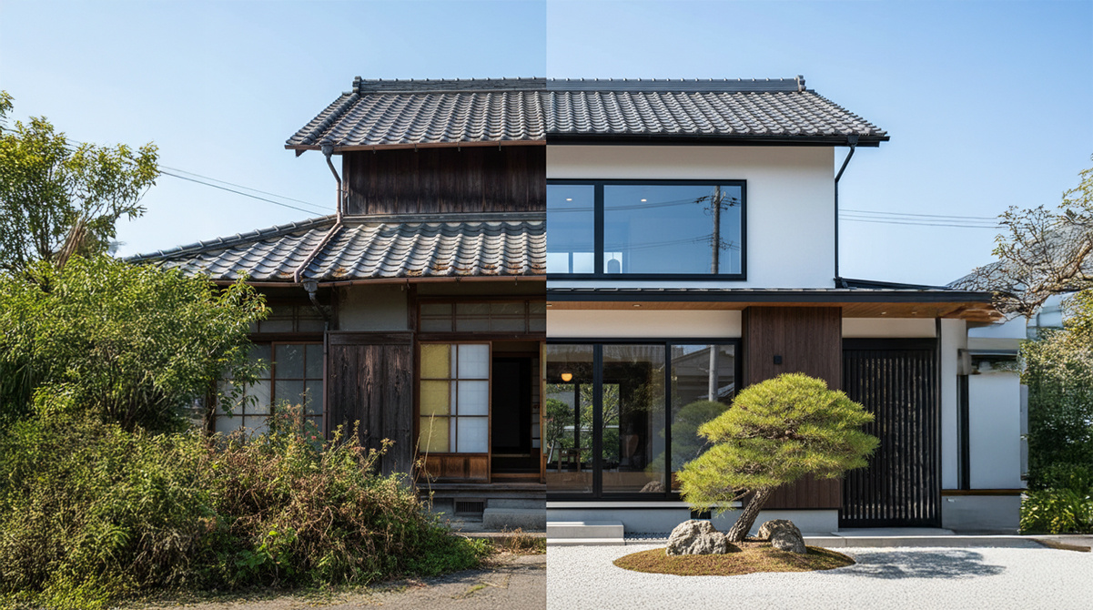 【芦屋】中古戸建て、リノベーションと建て替え、どっちが得？費用とメリットをプロが徹底比較の画像