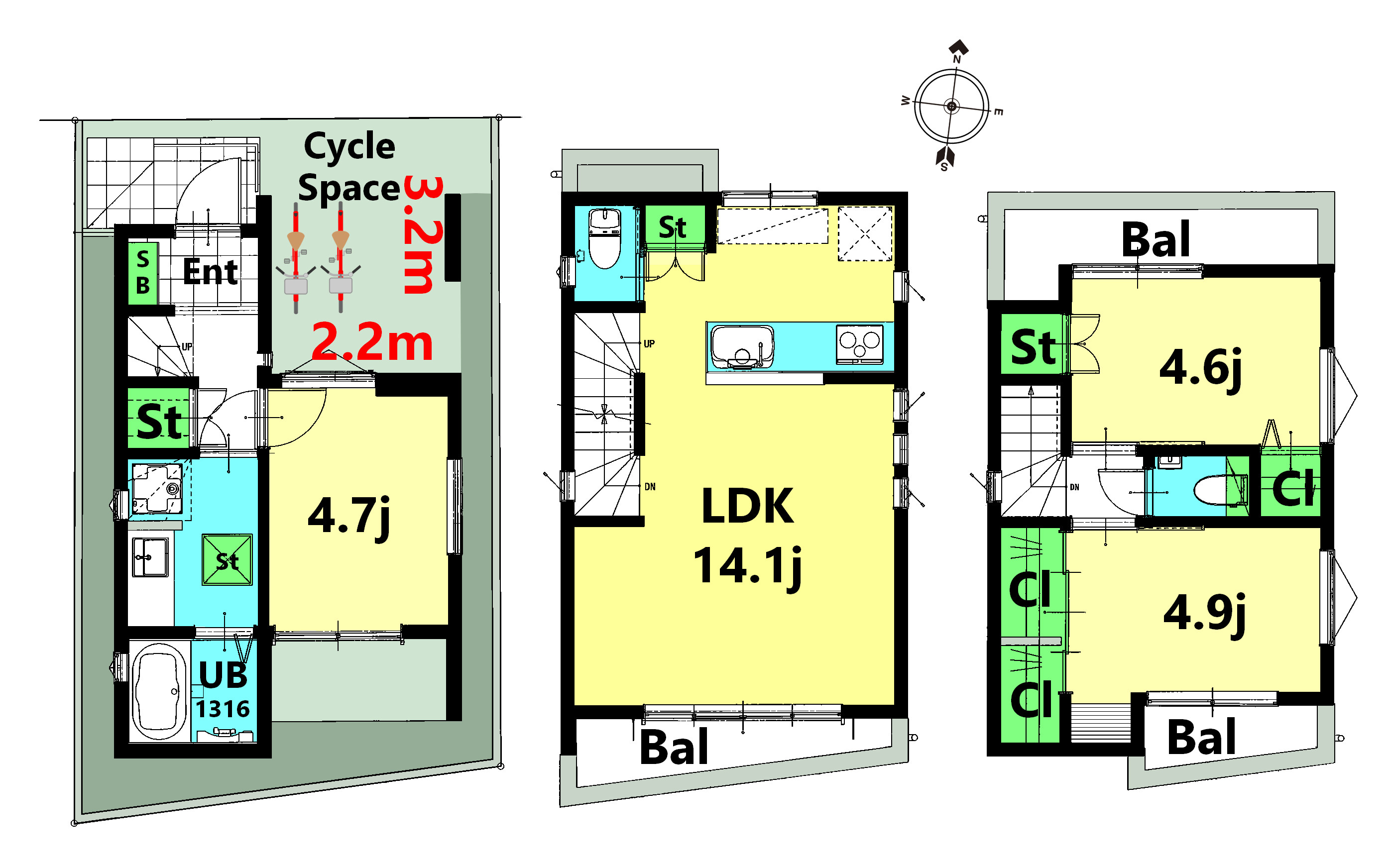 滝野川４丁目　間取り
