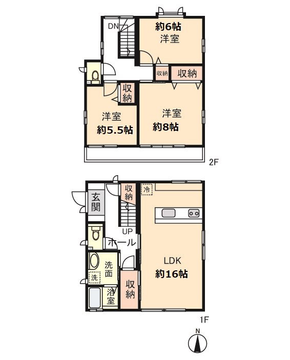【灘区高羽町3丁目貸家 1号室】フルリフォーム済み!駐車場付き3LDK+S戸建|家賃20万円の画像