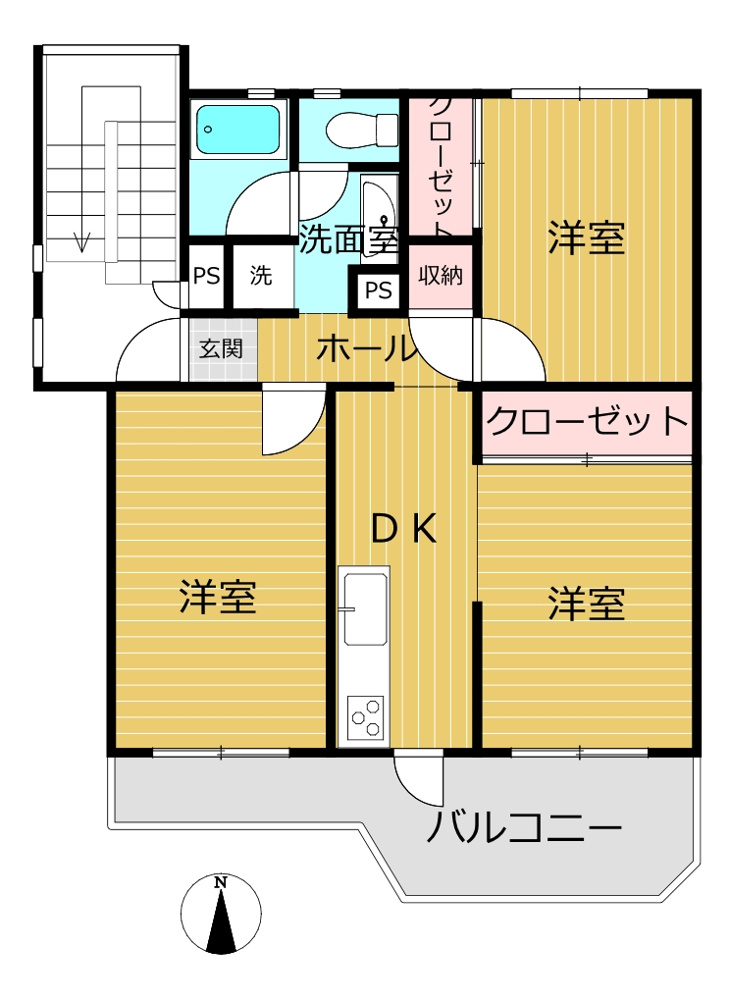 分譲マンションの一室をお預かりいたしましたの画像